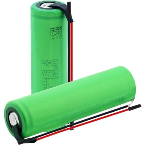 3.7V 3000mAh Lithium Li Ion 18650 Battery Us18650 With Two Wires For VTC6 30A High Discharge Toys Tools Flashlight Battery