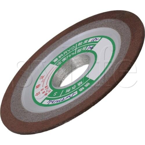 75x8x20mm Diamond One Side Tapered Grinding Wheel #150 Grit Silver Brown