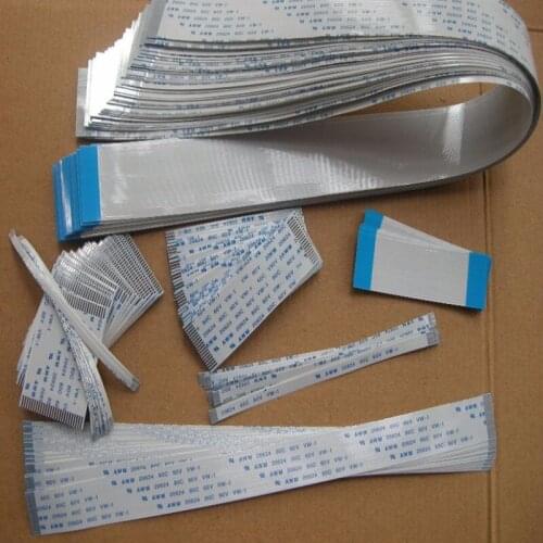 Free shipping 100PC 30PIN FFC/TTL pitch 1.0mm 30P Flexible Flat Cable For TTL LCD DVD Computer Printer Flat Wire Cable