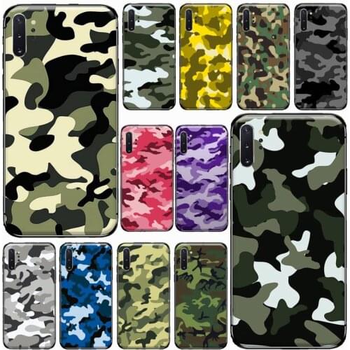 Military camouflage Phone Case For Samsung Galaxy S8 S9 S10 Plus S10E Note 3 4 5 6 7 8 9 10 Pro Lite cover