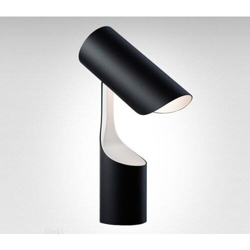 Post-modern Designer Led Table Lamps Nordic Living Room Study Bedroom Bedside Lamp Creative metal Desk Light Home Decor Fixtures