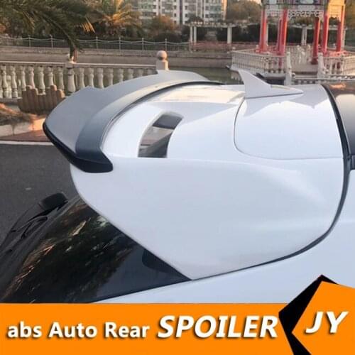 For Focus ST Spoiler 2012-2017 Ford Focus ST Hatchback XK Spoiler ABS plastic Material Car Rear Wing Color Rear Spoiler