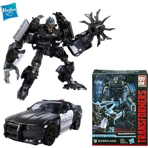 Anime Figure Original Hasbro Transformers Toys Classic Movie Studio Series SS28 Rollbar Barricade Anime Action Figures Model