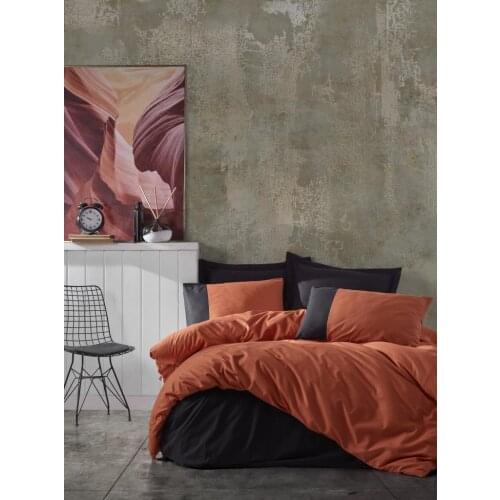 Cotton Box Plain Double Personality Duvet cover set Tile Black