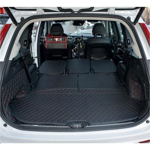Good carpets Special trunk mats for Volvo XC90 5seats 2017-2015 waterproof cargo liner boot carpets for XC90 2016