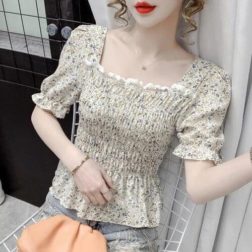 Блузки с цветами JEYONGZOO China At AliExpress