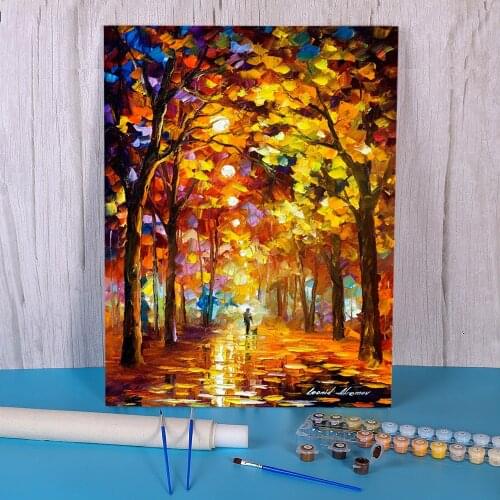 Listening To Silence Painting By Numbers Set Acrylic Paints 50*70 Oil Painting Decorative Paintings For Kids Art