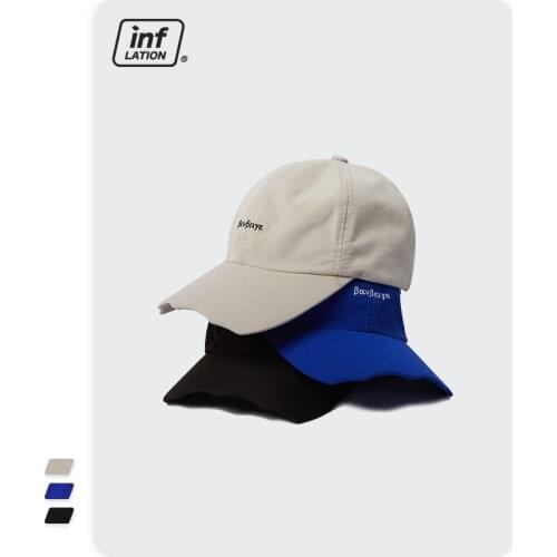 INFLAITON Summer Outdoor Sun Hat Unisex Basic Casual Letter Embroidery Baseball Cap Men Sportswear Hats 344CI2021