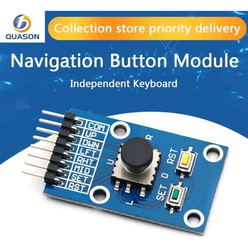 Five Direction Navigation Button Module for MCU AVR Game 5D Rocker Joystick Independent Keyboard for Arduino Joystick Module