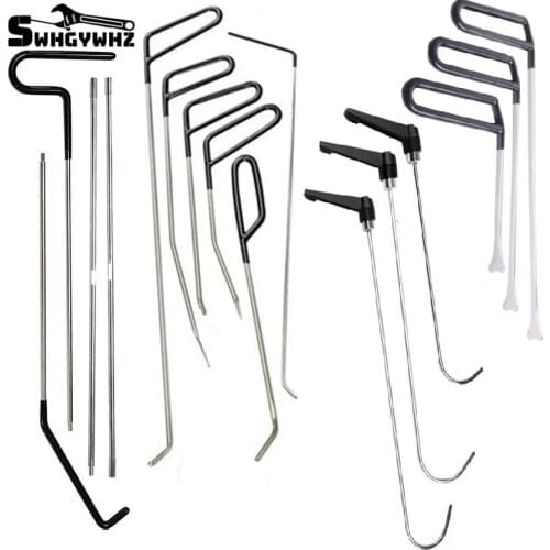 Guard Paitless Dent Repair Tools Rod Hooks Tools Kit Window For Car Dent Removal Hook Tools Push Rod