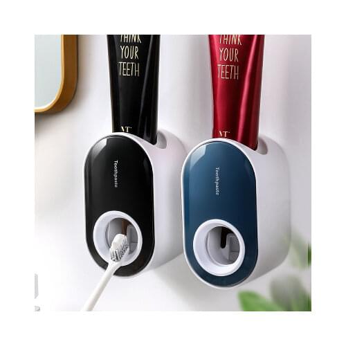 Wall Mounted Automatic Toothpaste Dispenser Toothpaste Squeezers Self-adhesive Bathroom Accessories dispensador pasta dientes
