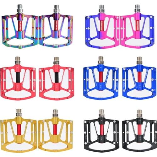 Mountain Bike Pedals Non Slip Aluminum Alloy Road Bike Pedals Non-slip Cleat Bike Part Pedals Mtb Bicycle Pedals Flat Platform
