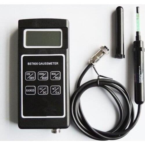 Hot Sale High Quality 0~200MT~2000MT BST600 Gaussmeter BST600 Ac Dc Magnetic Field Teslameter Gauss Meter Electromagnetic Tester