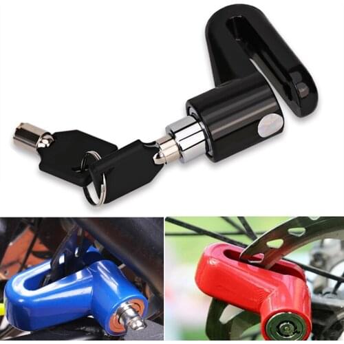 Bicycle Motorbike Motorcycle Brake Disc Lock Theft Protection Security Blue Waterproof Bike Motorcycle Lock Disc Brakes For Bike