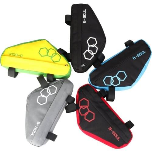 5 Colors Waterproof Triangle Cycling Bicycle Bags Front Tube Frame Bag Mountain Bike Triangle Pouch Frame Holder Saddle Bag New