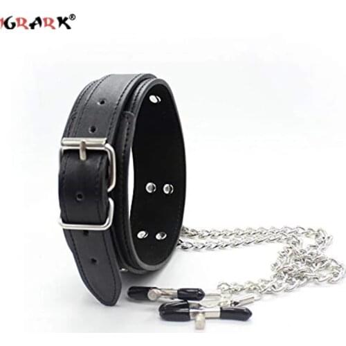 Fetish Erotic BDSM Bondage Gear Slave Restraint Neck Collor Nipple Clip Chastity Sex Toys for Women Couples Adult Games Shop 18
