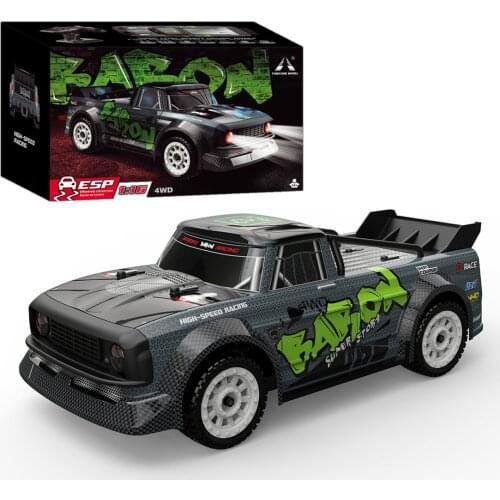 1:16 4WD 2.4G Full-scale Electric Flat Running High Speed Car Racing Drifting RC Car with Front Lights - RTR 1603