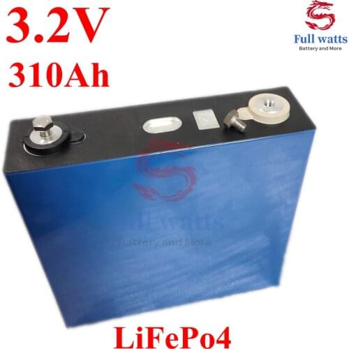 1-4PCS 3.2V 310Ah lifepo4 battery pack DIY 12V 24V 310Ah 3.2v battery for electric vehicle RV inverter solar storage system