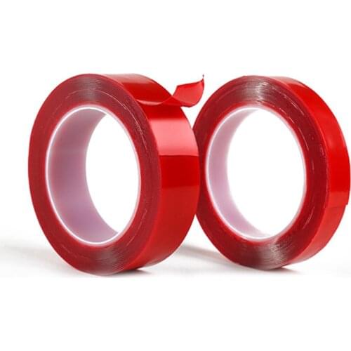 1Pc Double-sided Length 3M Width 6/8/10/12/15MM Strong Clear Transparent Acrylic Foam Adhesive Tapedouble Sided Adhesive Tape
