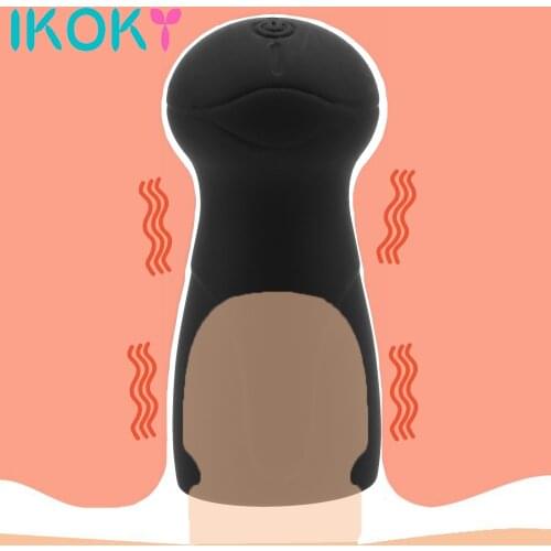 10 modes Penis Delay Trainer Ghost Exerciser Male Masturbator Sex Toys For Men Penis Vibrator Electric Pulse Sex Glans Stimulate