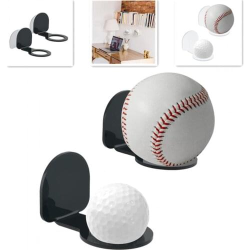 Acrylic Baseball Golf Ball Holder Durable Solid Wear-Resistant Wall Mount Display Easel Holder for Home Collection Race Use