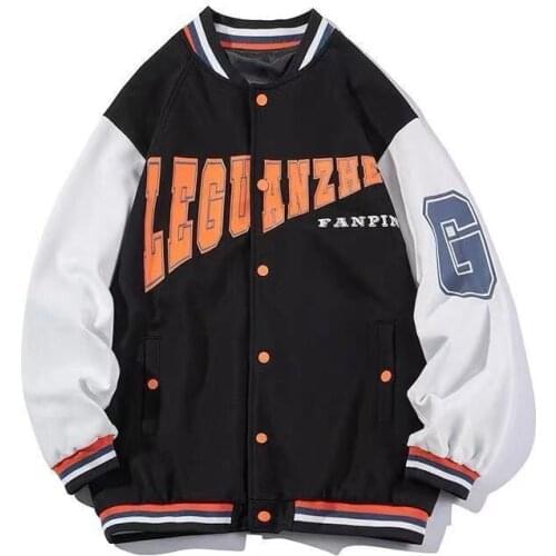 The U.S.A.Bomber baseball Jacket Female Men Jacket Women Clothing 2020 Harajuku Plus Size Streetwear Outerwear Goth