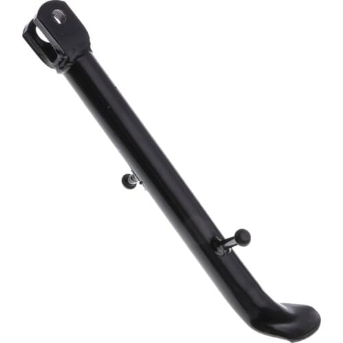 24cm Motorcycle Kickstand Kick Side Stand For Suzuki GN125 GN 125 Black Non-slip Design Stable Motorcycle Accessories