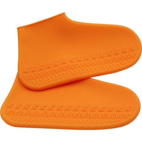 Women Men Shoe Cover Non Slip Wear Resistant Accessories Outdoor Anti Rain Elastic Camping Reusable Waterproof Silicone Cycling
