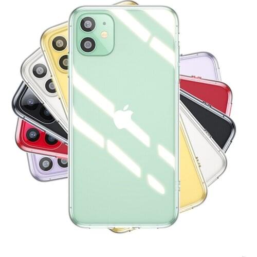 Ultra Thin Clear Phone Case For iPhone 11 7 Case Silicone Soft Back Cover For iPhone 11 Pro XS Max X 8 7 6s Plus 5 SE 11 XR Case