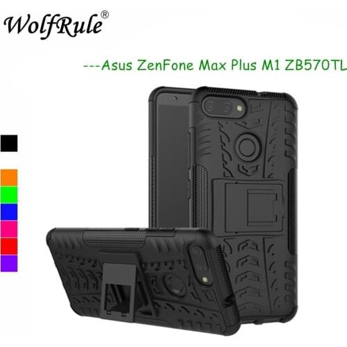 WolfRule Asus Zenfone Max Plus M1 ZB570TL Case ZB570TL Cover TPU + Hard Plastic Case For Asus Zenfone Max Plus M1 ZB570TL Shell