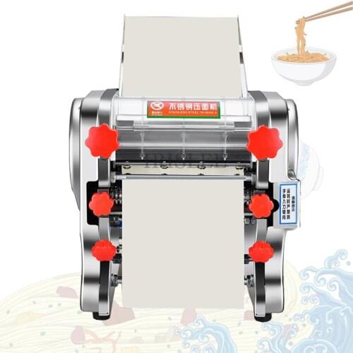 Stainless Steel Noodle Machine Electric Dough Cutting Machine Dumpling Noodle Making Changeable Rolls And Blades