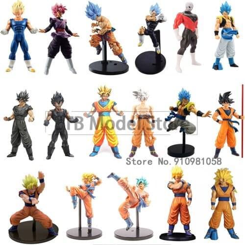 Dragon Ball Z Anime Figure Action Figuine 36cm Superman Cartoon Color Kakarotto Figma DBZ Super Saiyan Modle Toys For Children