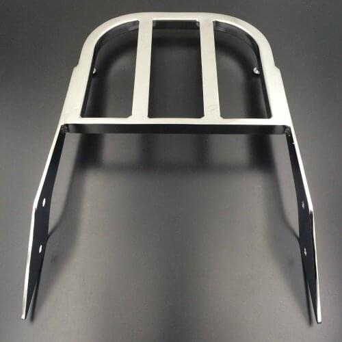 Chrome Aluminum Sissy Bar Luggage Rack For 2000-2009 Yamaha V-Star 1100 Motorcycle