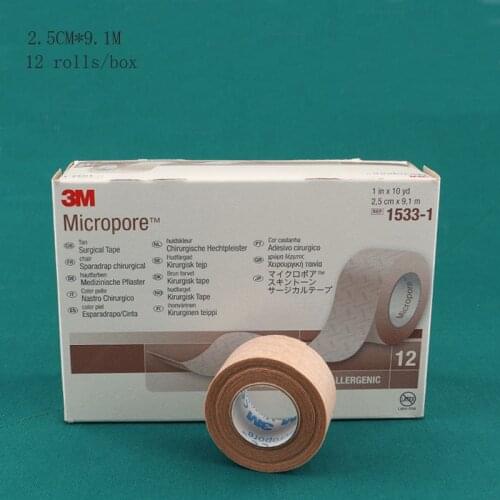 Korea 3M Medical Tape Meat Skin Color Hypoallergenic Microporous Breathable Double Eyelid Sticker Wound Adhesive Paper
