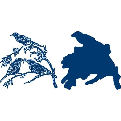 New 2021 Song Birds Metal Cutting Dies for DIY Scrapbooking and Card Making Decorative Embossing Craft No Stamp