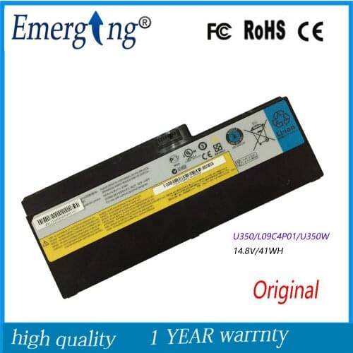 14.8V 41Wh Original New Laptop Battery for Lenovo IdeaPad U350 L09C4P01 57Y6265 2963 20028 57Y6352 L09N8P01 L09