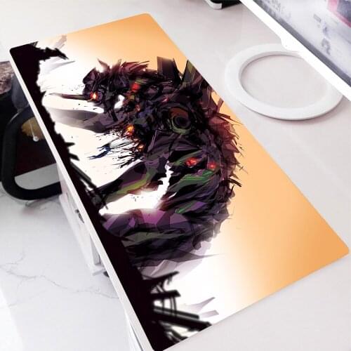 Evangelion Custom Mouse Pad Gamer Large Mausepad Gaming Computer Table Keyboard and Rubber Soft Mouse Mats Xxl Full Gamer Pc Rug