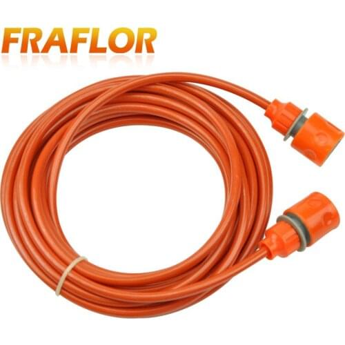 8m (26ft) Long Orange PU Polyurethane Hose Pipe With Quick Connector, High Pressure Car Washer Hose Pipe 5mm(ID) x 8mm (OD)