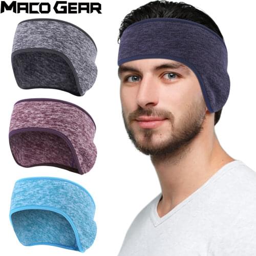 Winter Sports Fleece Sweatband Yoga Fitness Running Jogging Gym Cycling Basketball Volleyball Sweat HairBand Men Women Headband