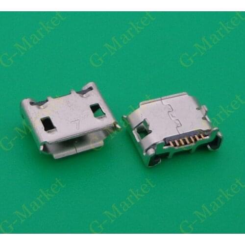 200pcs Micro USB Connector Charging Socket for Samsung I9100/I5500/I5508/S3650/S5560/S5600/S5603/C3730C/C5510U USB Jack