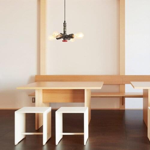 Retro Four heads Pendant Lights Creative Home Light Fixtures Decor Luminaire Living room/bedroom/restaurant/bar LED bulb E27