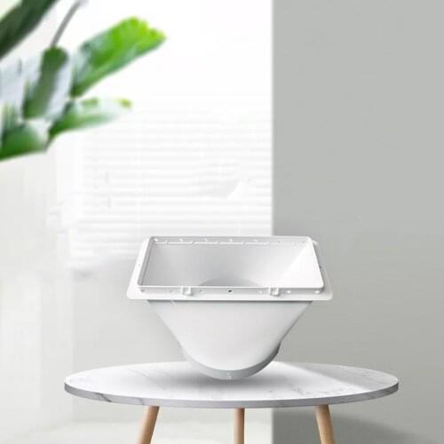 Portable Air Conditioner Exhaust Hose Coupler Window Seal AC Rectangular Interface Coupling Connector 130mm can CSV