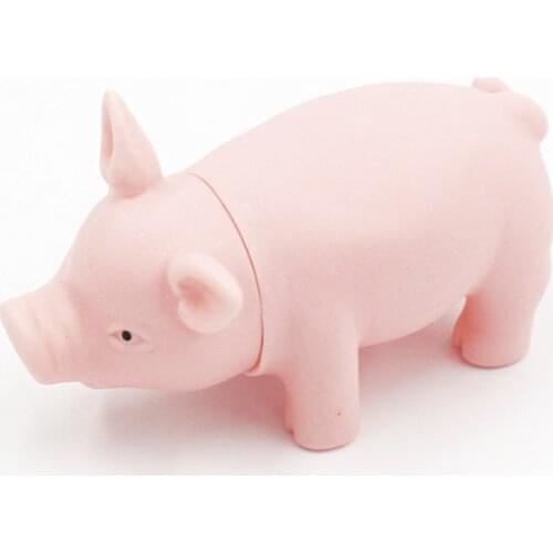 Pig Simulated Toy High Quality Silicone Screaming Toy Cute Shriek Pet Playing Interactive Tools Dog IQ Improving Squeak Tackle