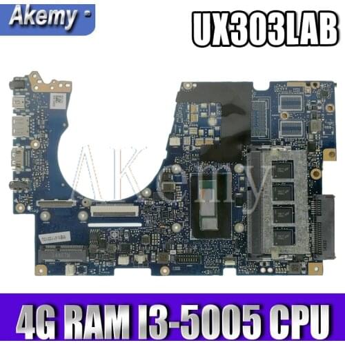 UX303LAB Motherboard 4G RAM I3-5005 CPU For Asus UX303LA UX303LB UX303LN UX303L UX303 Laptop motherboard UX303LAB Mainboard