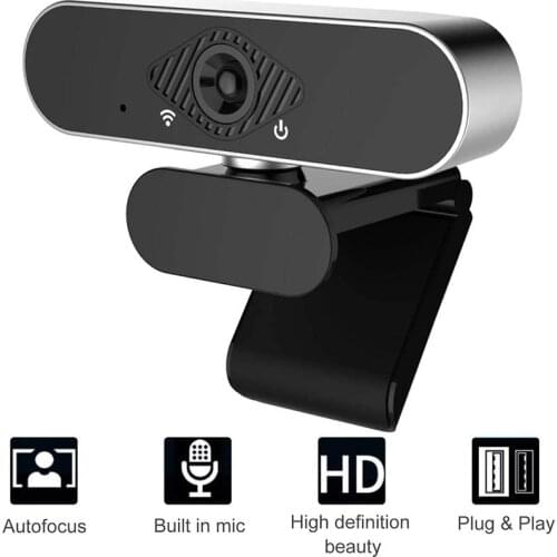 New Webcam 1080P HD Webcam Streaming Computer With Microphone Web Camera USB Wide Angle Computer Camera for Laptop Video Calling