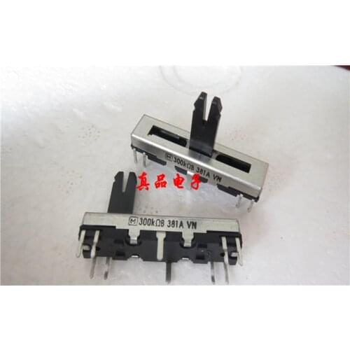 [VK] 35MM B300K imported from Japan 3.5cm 381A single unit straight slide potentiometer handle length 15MM switch
