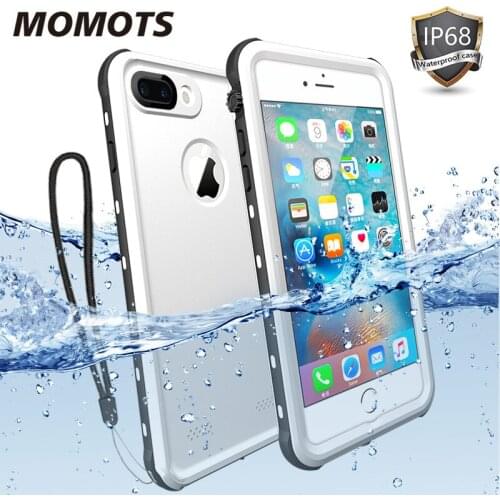 Waterproof Case for iPhone 8 7 6S Plus 360 Shockproof Case for iPhone 5s 7 Plus Cover Underwater Diving Case