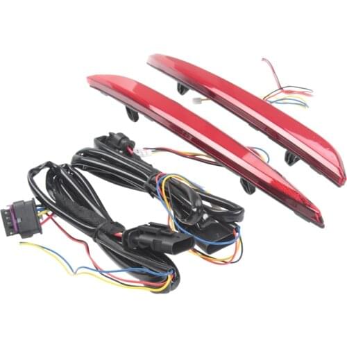 Rear Bumper Turn Signal Brake Light Modified Tail Light Fog Light for Tesla Model Y 17-21 Tail Light