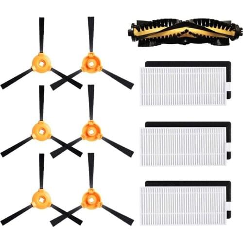 Replacement for Deebot N79S Main Brush, Filter, Side Brush Accessory Kit for Ecovacs Deebot N79 N79S Robotic Vacuum Cleaner