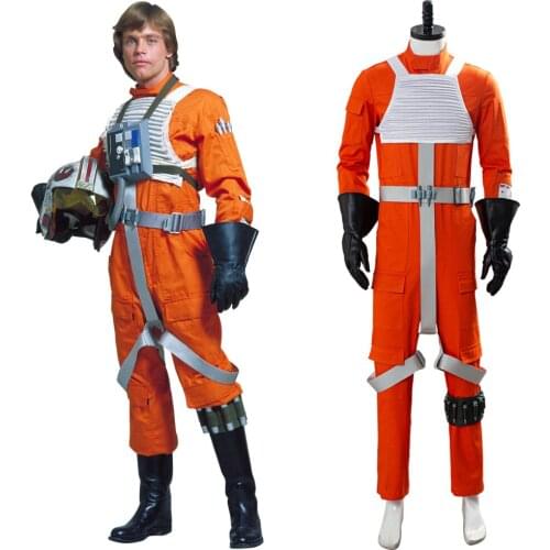 Star Cosplay Costume Pilot Jumpsuit X-WING Rebel Suit Halloween Carnival Costume Men Women Custom Made